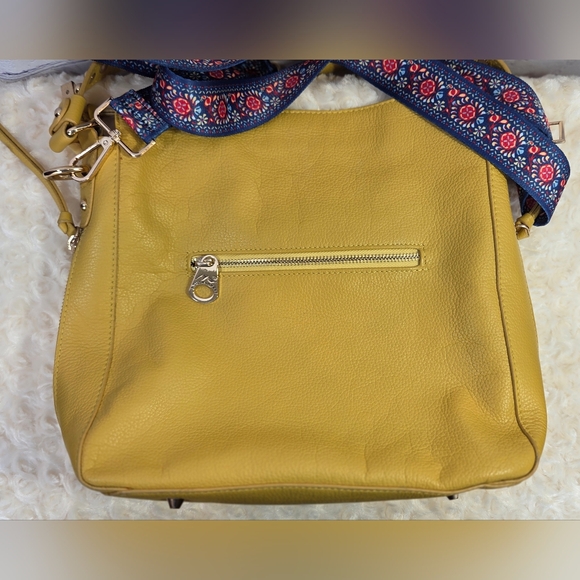 Montana West Yellow Slouchy Shoulder Bag with Studded Details - Picture 6 of 15